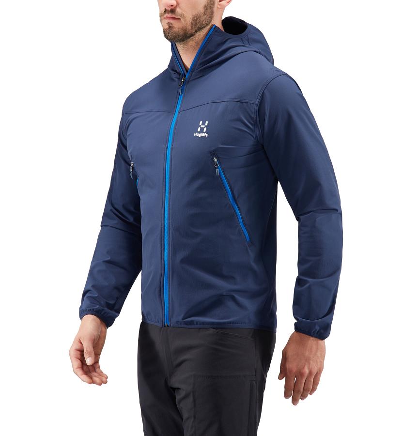 Haglöfs Natrix Softshell Jacket Blue For Mens ZPODK7264 Australia